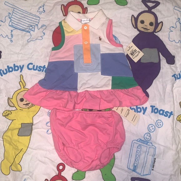 Ralph Lauren Baby Girl Matching Set - Picture 1 of 6